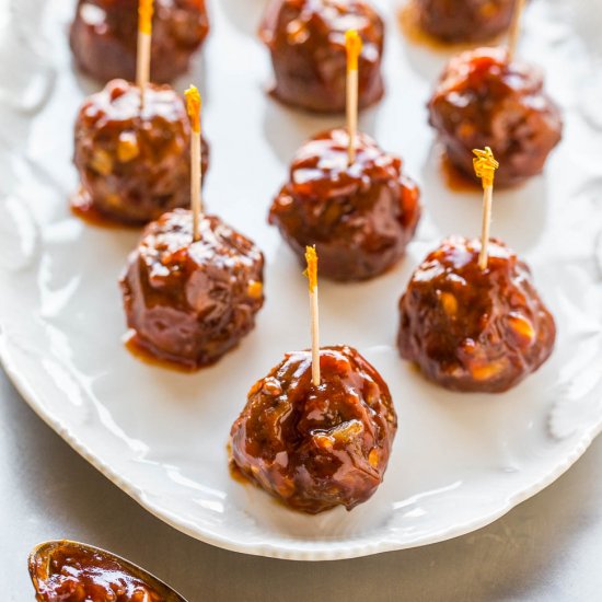 Honey Garlic Meatballs