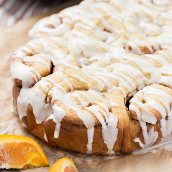 Slow Cooker Orange Sweet Rolls