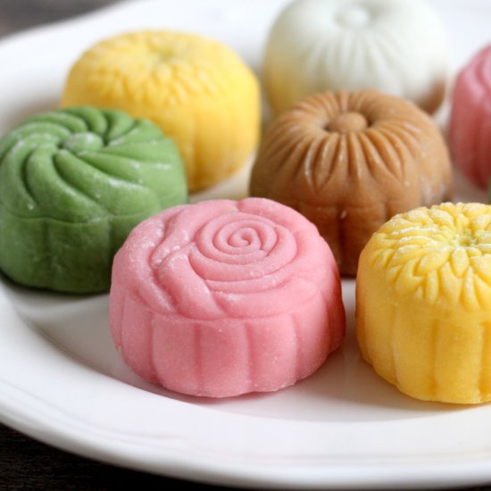 easy Snowskin mooncakes