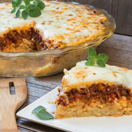 Baked Spaghetti Pie