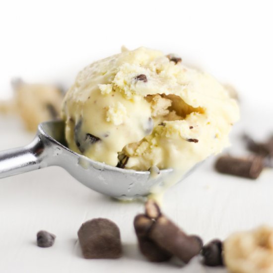 No-Churn Cookie Dough Ice Cream