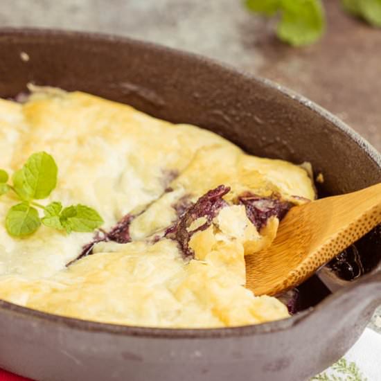 3 Ingredient Blueberry Cobbler