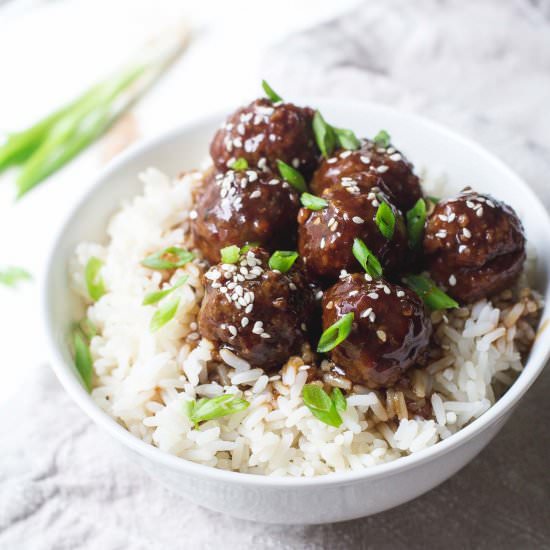 Hoisin Turkey Meatballs