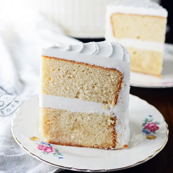 White Almond Cake