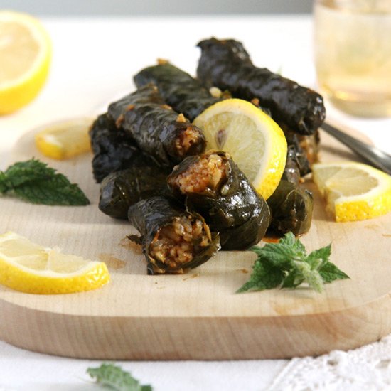 Syrian Stuffed Grape Leaves