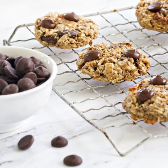 Chocolate Almond Breakfast Cookies