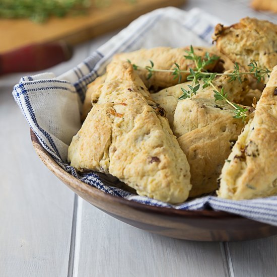 Onion, Pancetta & Fig Scones