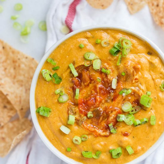 Vegan Queso Hummus