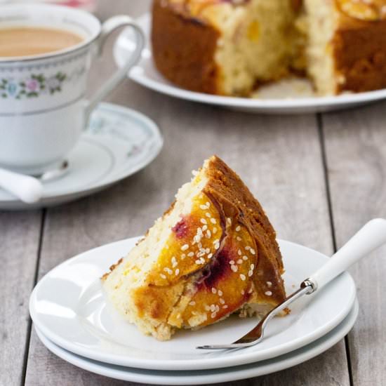 Peach Tea Cake