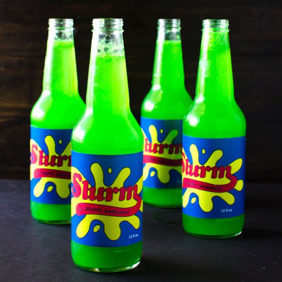 Homemade Slurm Soda (Futurama)