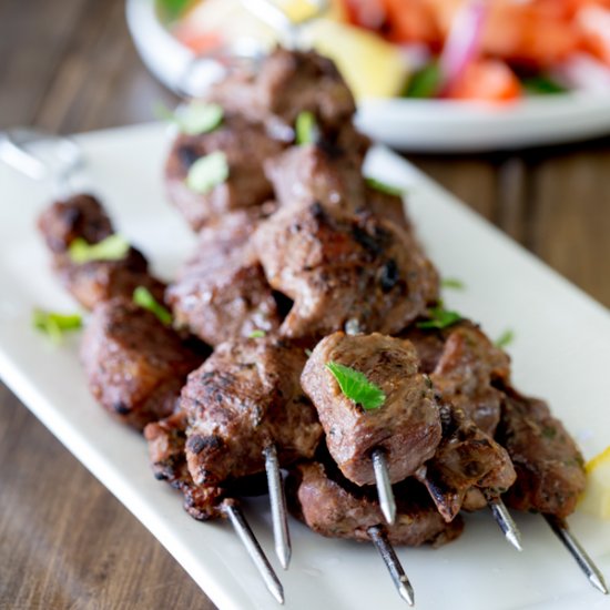 Brazilian Beef Kebabs