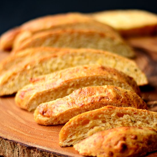 Chilli Cheese Garlic Bread for two