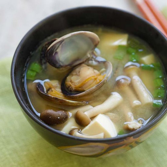 Asari Miso Soup Miso Soup w/ Clams