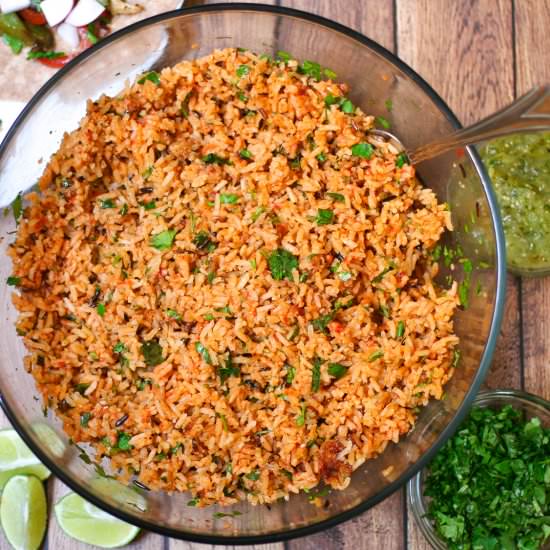 Rice Cooker Mexican Rice