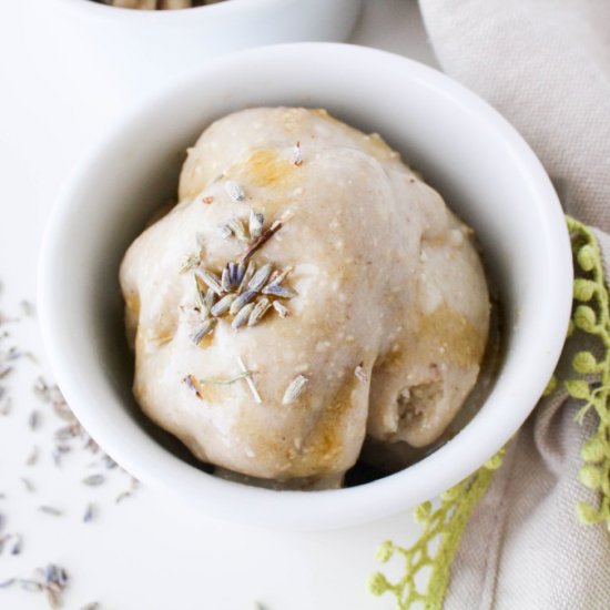 Relaxing Lavender Oat Ice Cream