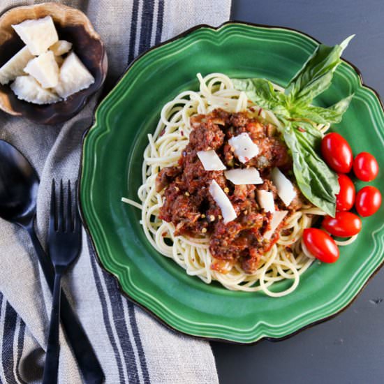 Spaghetti Sauce with Meat & Veggies