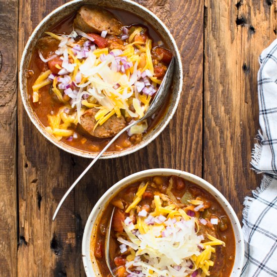 Beer Brat Chili