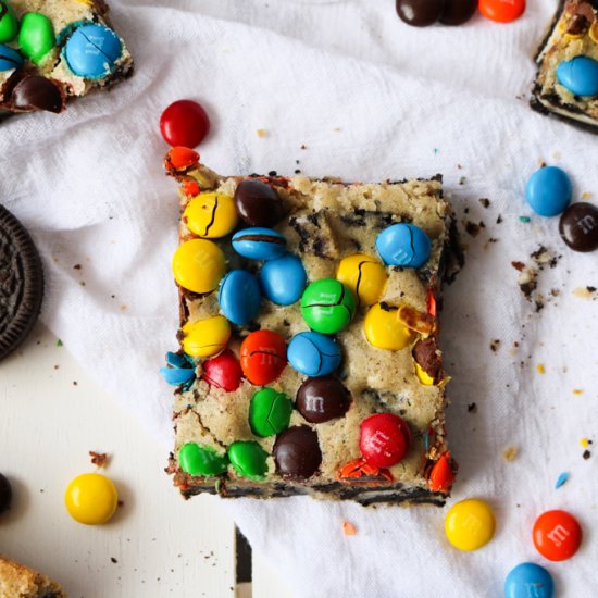 Loaded Oreo Cookie Bars