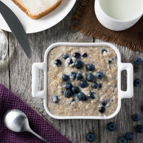 Blueberry Vanilla Oatmeal