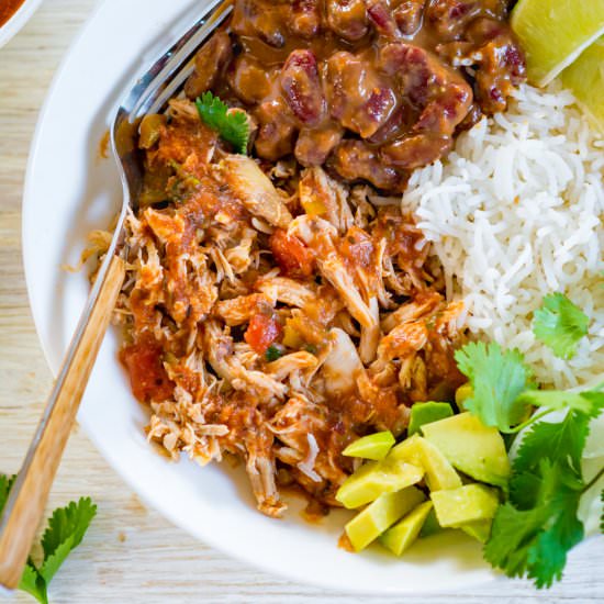 Crockpot Salsa Chicken