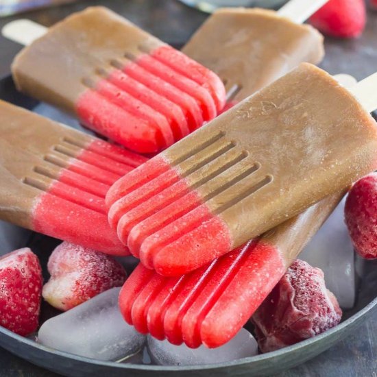 Strawberry Mocha Pops