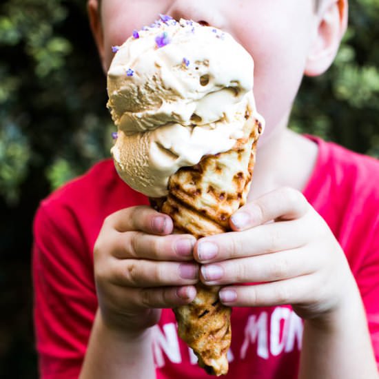 Vegan Maple & Lavender Ice-Cream