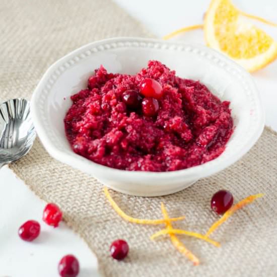 Cranberry Orange Relish