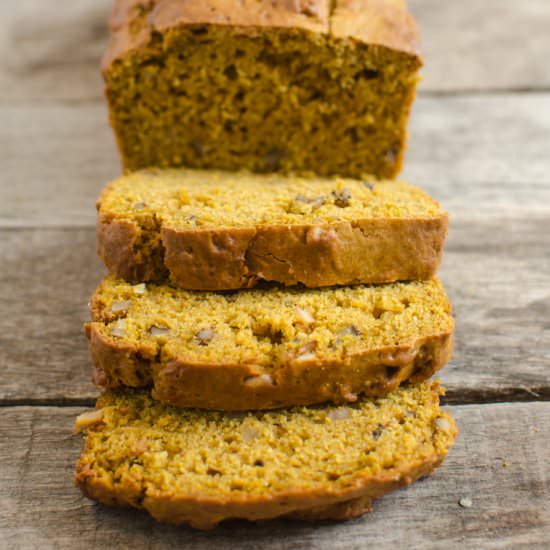 Low-Sugar Pumpkin Bread