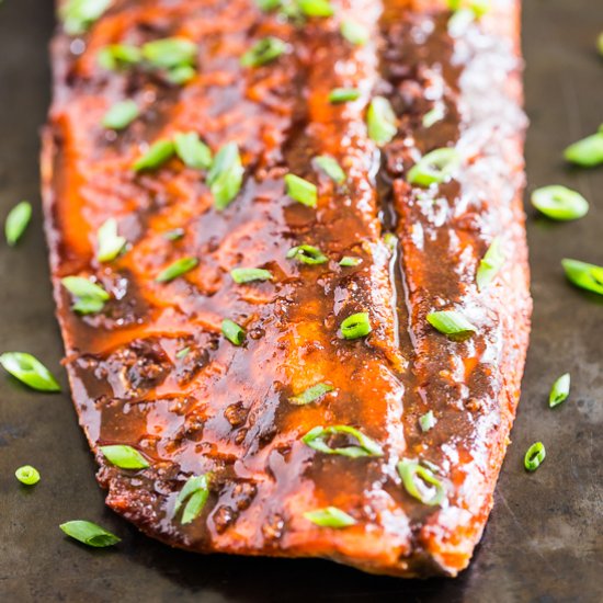 Cajun Honey Glazed Salmon