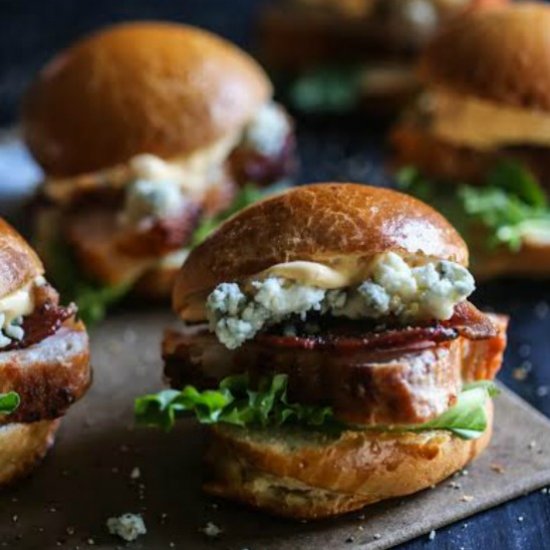 Applewood Bacon Pork Sliders