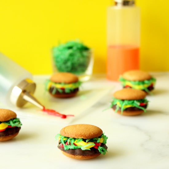 Mini Burger Cookies