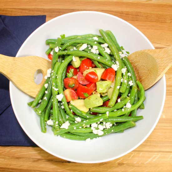 Quick & Easy Green Bean Tomato Salad