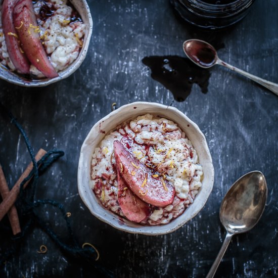 Vanilla Bean Coconut Rice Pudding