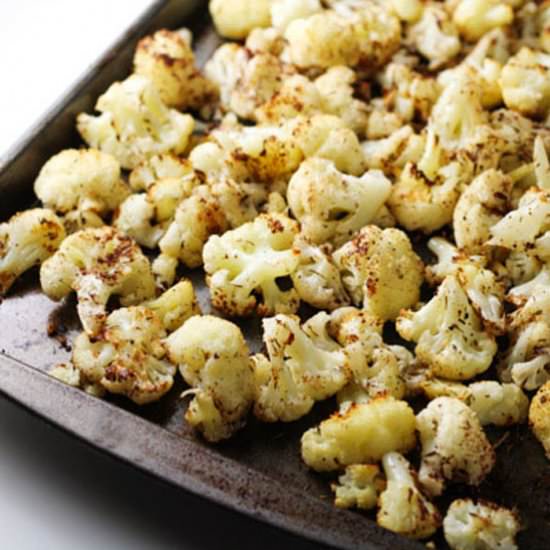 Roasted Garlic Cauliflower