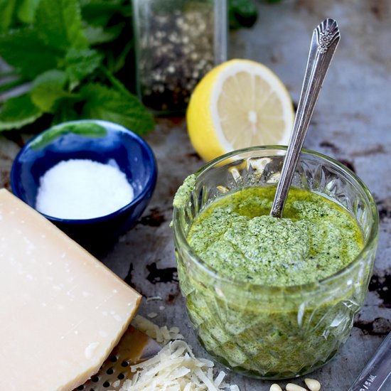 Lemon Balm Pesto