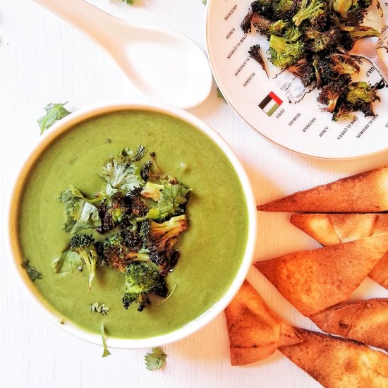 Creamy Spinach Broccoli Soup