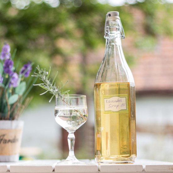 Homemade Lavender Syrup