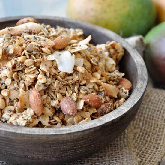 Tropical Mango and Coconut Granola