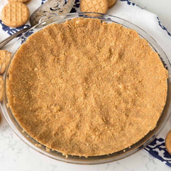 No Bake Peanut Butter Cookie Crust