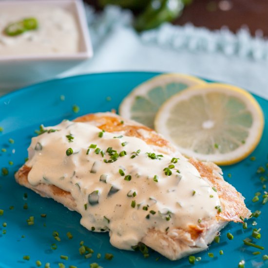 Grilled Mahi Mahi w/ Shisito Tartar