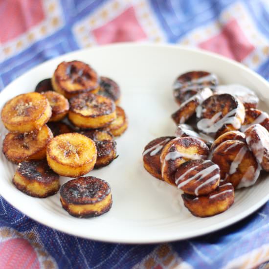 Sweet and Savory Fried Plantains