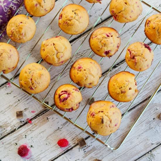 Raspberry Dark Chocolate Chunk Muffin