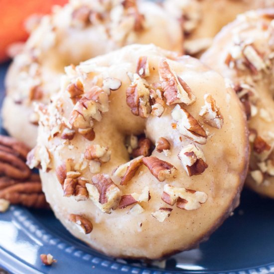 Apple Pecan Donuts