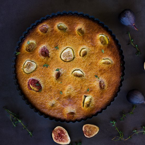 Honey Fig and Almond Tart