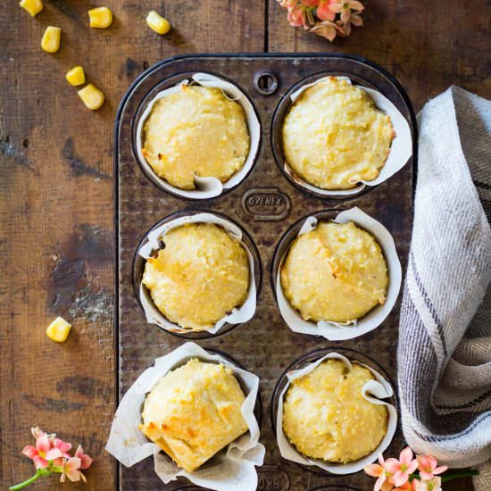 Cheddar Corn Muffins