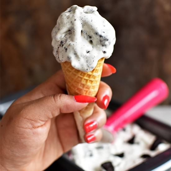 No-Churn Oreo Ice Cream