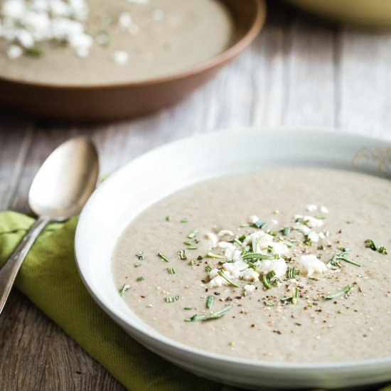 Roasted Eggplant Soup