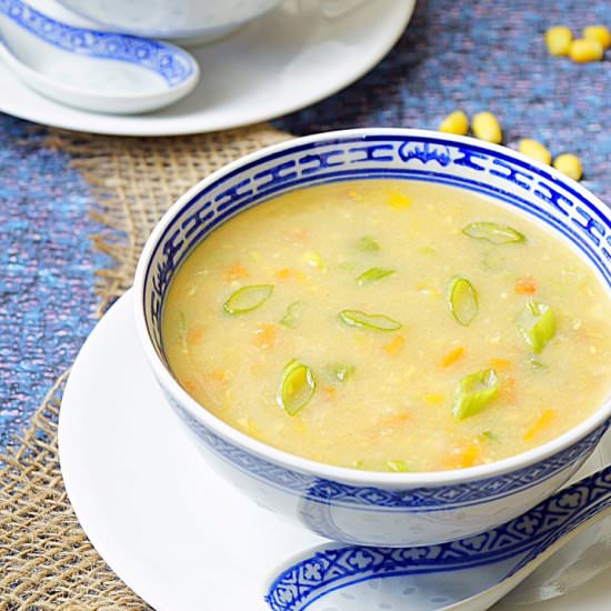 Sweet Corn Vegetable Soup