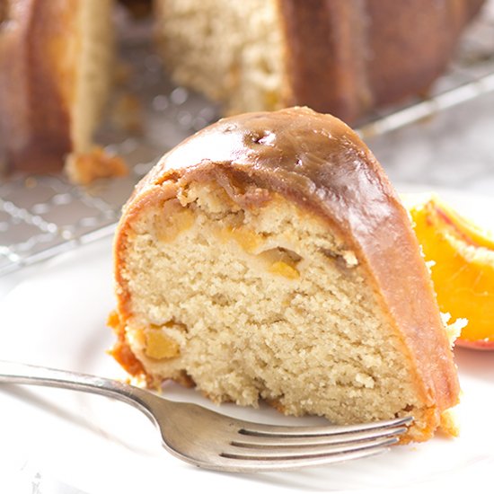 Fresh Peach Pound Cake