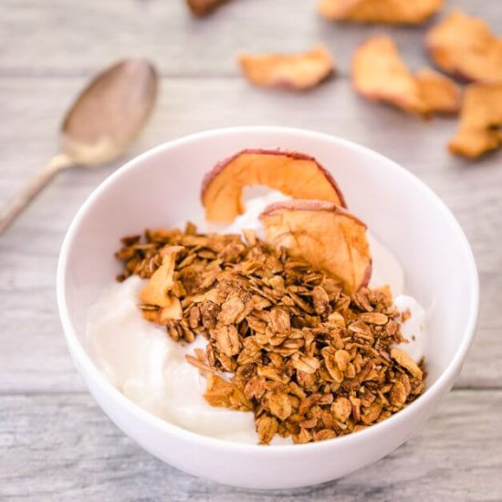 Homemade Apple Cinnamon Granola